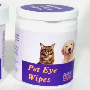 Gentle Pet Eye Wipes for Dogs & Cats – 200 Count