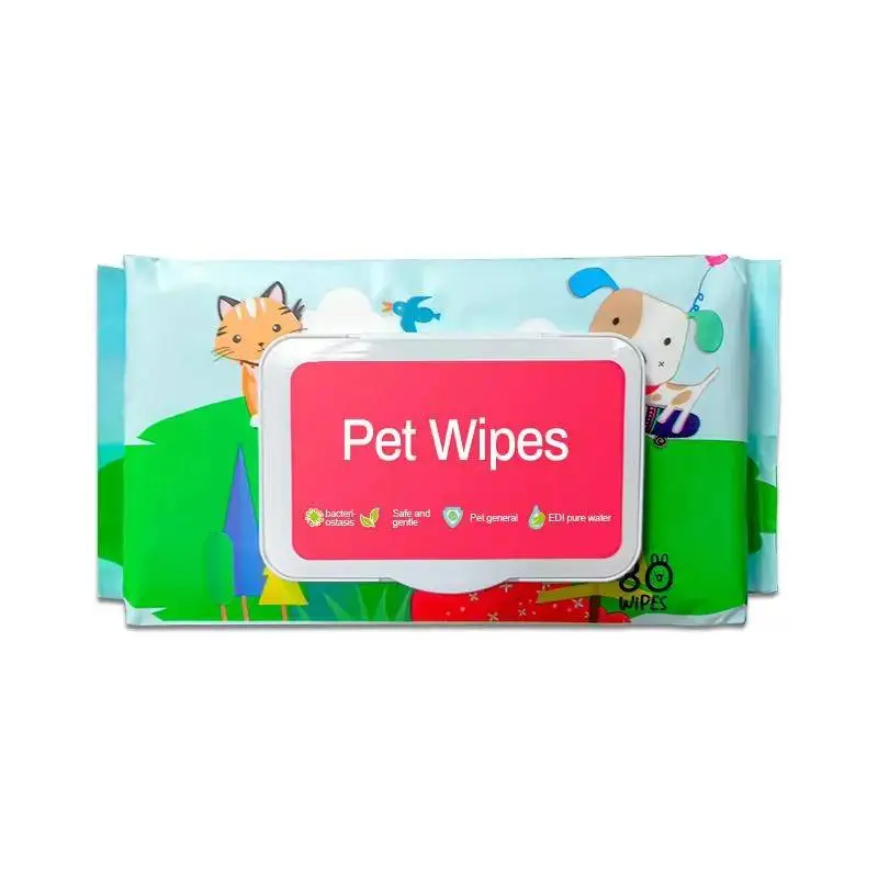 Plant-Based Pet Grooming Wipes for Dogs & Cats – Fragrance Free